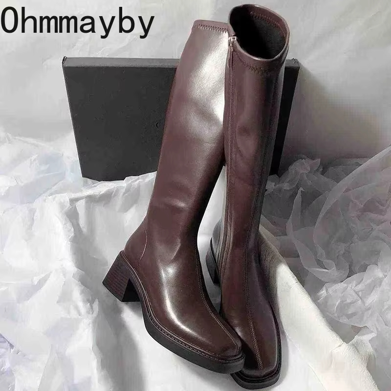 Vintage Thick Heel Women Knee  - đánh giá và giá Vintage Fashion Online