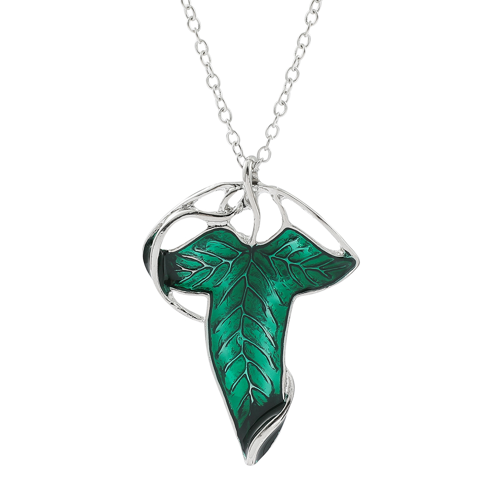 Vintage Green Leaf Pendant Nec - đánh giá và giá Vintage Fashion Online