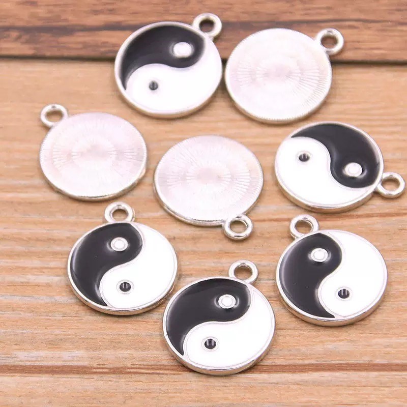 10/20pcs Alloy Tai Chi Charms  - đánh giá và giá Vintage Fashion Stores