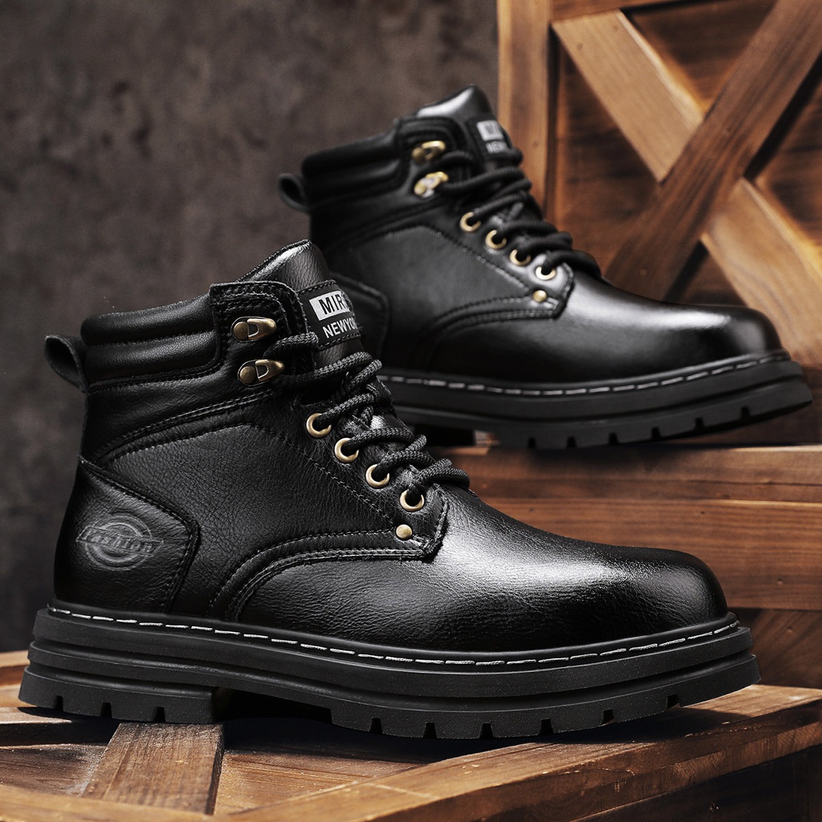 Men's Vintage Ankle Work Boots - đánh giá và giá Vintage Outdoor Fashion
