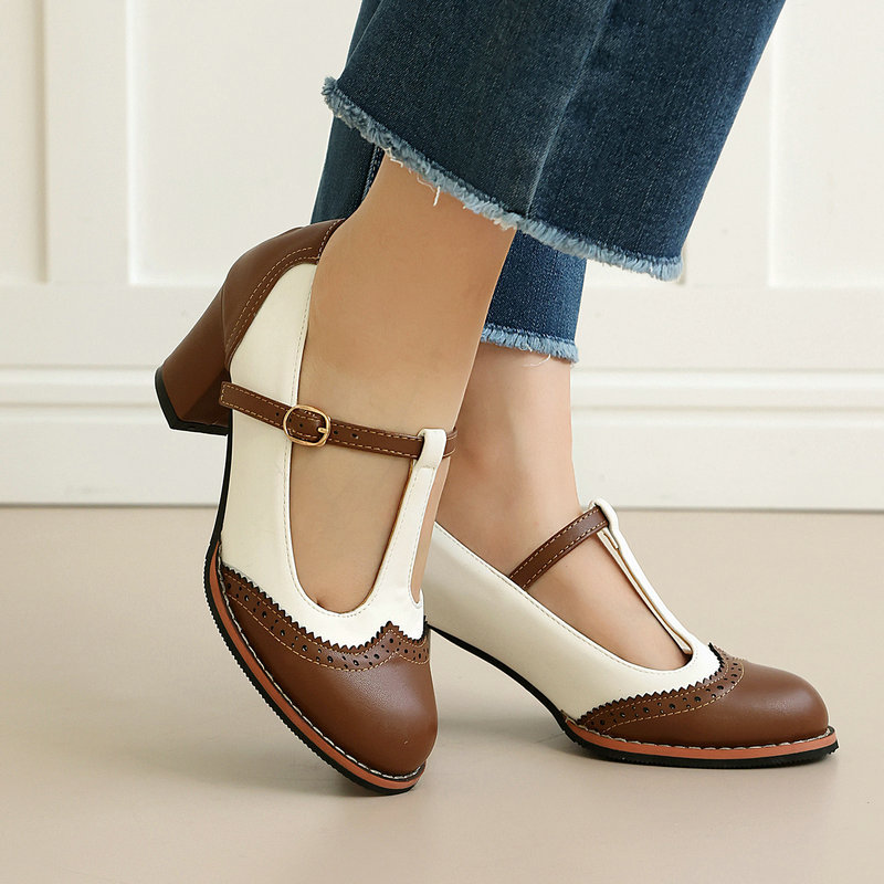 Women's Mary Jane Pumps T-Stra - đánh giá và giá Vintage Fashion Online