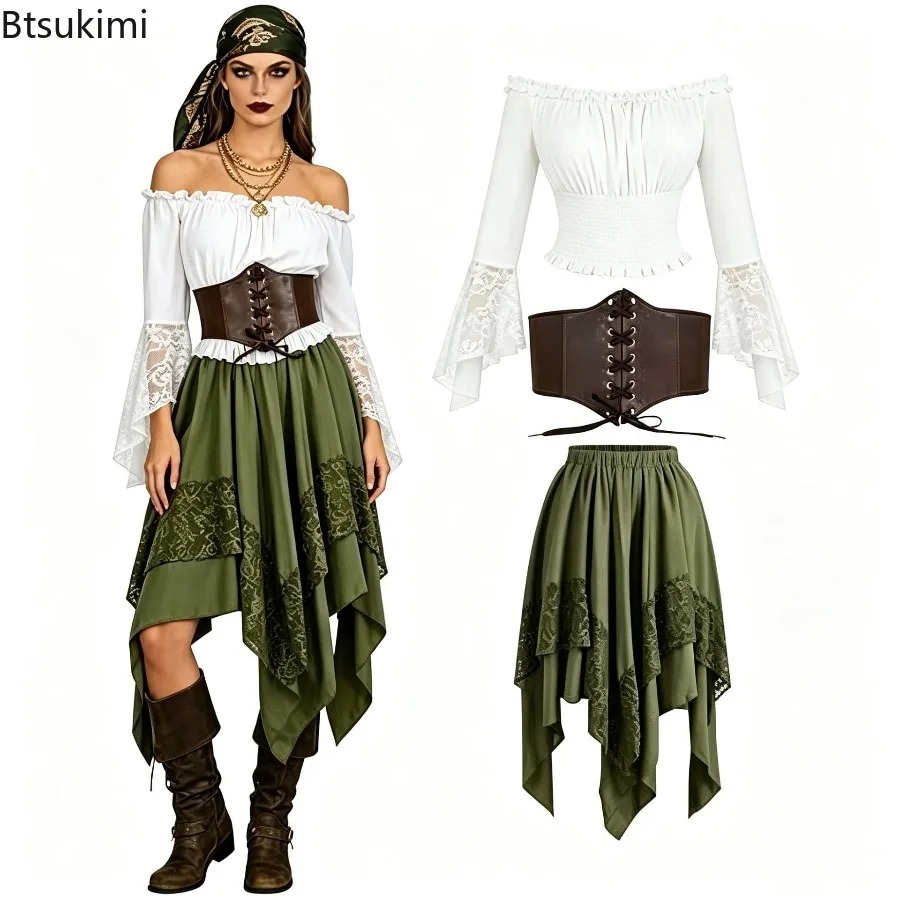 Halloween Renaissance Asymmetr - đánh giá và giá Vintage Fashion Dresses